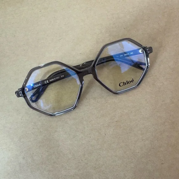 Chloé Hexagonal Gray Optical Glasses CE2739 - Picture 4 of 9